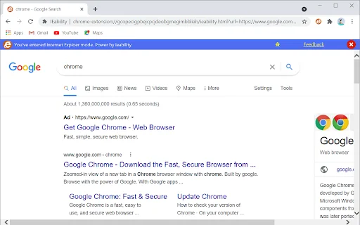 Download IEability Terbaru – Buka Situs IE di Chrome Gratis description image 3