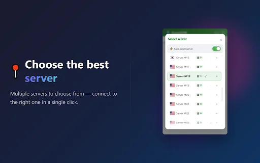 AnonVPN – VPN Gratis Tercepat untuk Chrome – Akses Aman & Privasi description image 3
