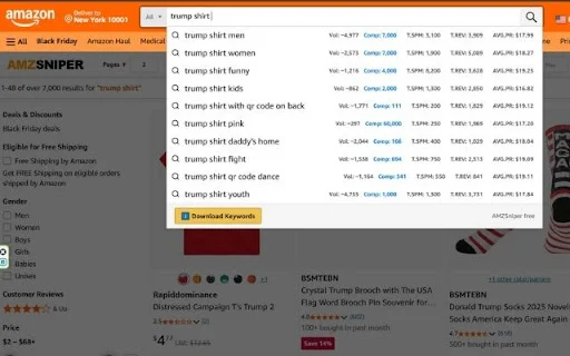 Download AMZSniper Gratis – Alat Riset Produk Merch & KDP Terbaik description image 3