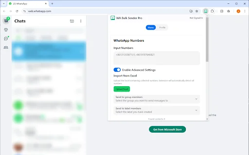 WA Bulk Sender Pro – Kirim Pesan WhatsApp Massal Tercepat description image 1