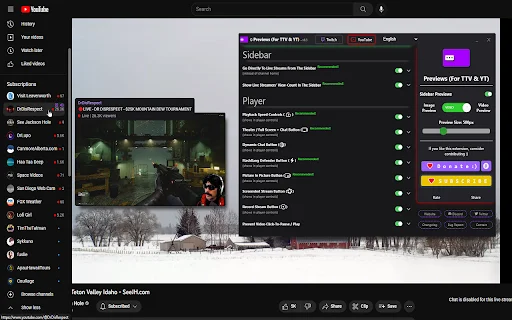 Previews: Ekstensi Twitch, YouTube & Kick Terbaik – Unduh Gratis description image 2