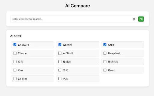 AI Compare: Bandingkan ChatGPT, Gemini, & Claude Sekali Klik description image 1