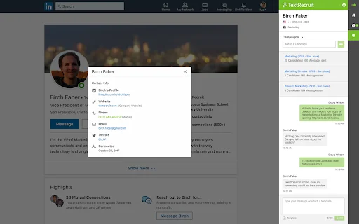 Download TextRecruit Extension Terbaru – Kirim Pesan Rekrutmen description image 1