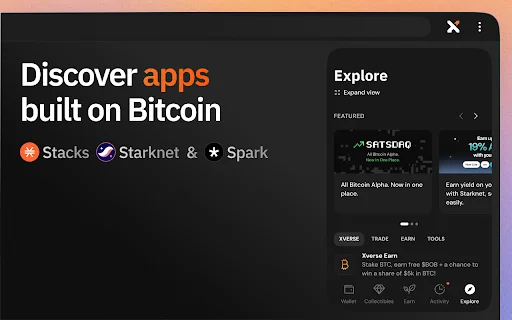 Download Xverse Bitcoin Wallet: Kelola BTC, Ordinals & Runes Aman description image 6
