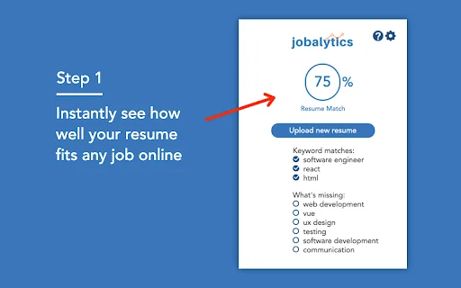 Jobalytics: Analisis Kata Kunci Resume & Lolos ATS Gratis description image 1