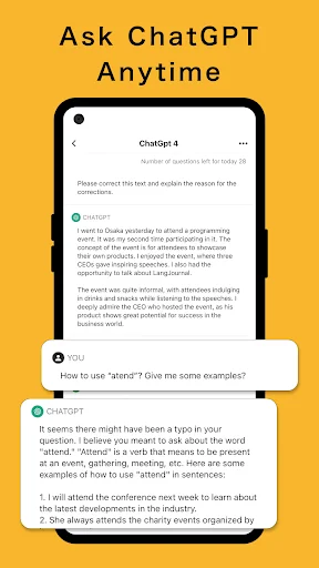 Download LangJournal Terbaru – Belajar Bahasa dengan Koreksi AI description image 4
