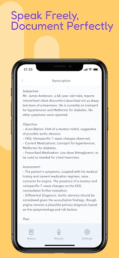 Download Assistant Dr. – Medical Scribe Terbaru – Catatan SOAP AI description image 4