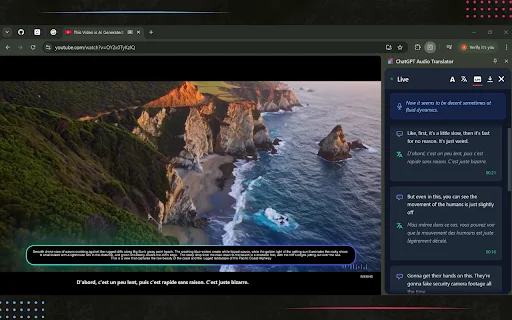 ChatGPT Audio Translator: Transkripsi & Terjemahan Real-Time description image 5