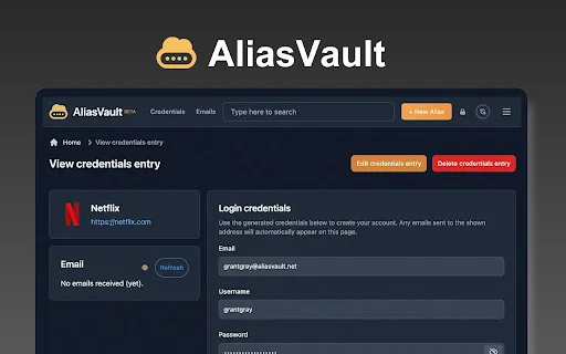 Download AliasVault Terbaru – Password Manager & Email Alias description image 1