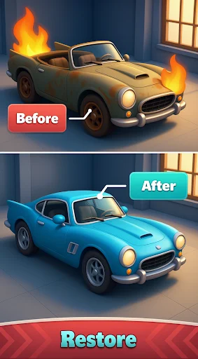 Download Triple Car: Match & Mod Terbaru – Puzzle Mobil Gratis description image 5