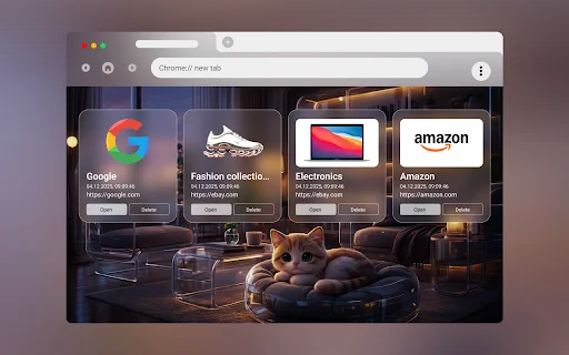 New Tab from Webdoka: Kustomisasi Tab Baru Jadi Lebih Produktif description image 1