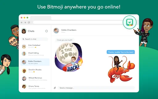 Download Bitmoji Terbaru – Ekstensi Chrome & Web Gratis description image 1