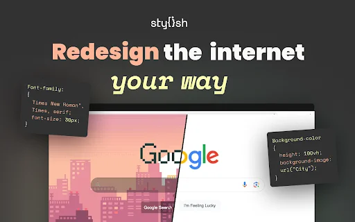 Download Stylish Terbaru – Ubah Tampilan Situs Web Favorit Gratis description image 1