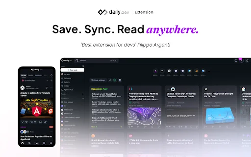 Download daily.dev Terbaru – Feed Berita Developer Terlengkap description image 5