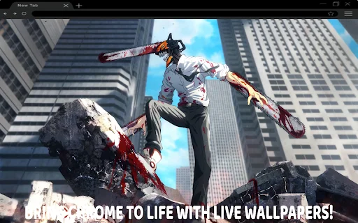 Download Chainsaw Man Live Wallpaper Chrome Terbaru Gratis description image 1