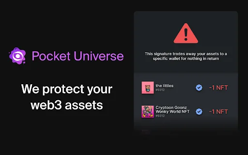 Pocket Universe: Amankan Aset Kripto Anda dari Penipuan Web3 description image 1