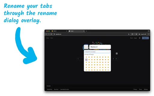 Tab Renamer: Ubah Judul & Favicon Tab Browser Jadi Mudah description image 1