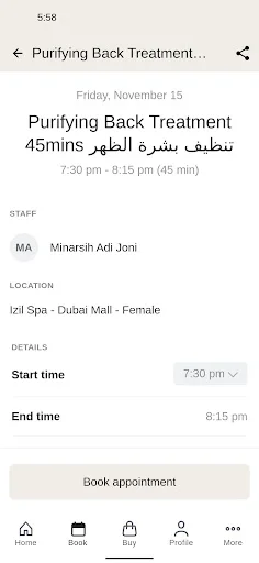 Download Izil Spa Terbaru – Jadwalkan Kelas Anda dengan Mudah description image 3