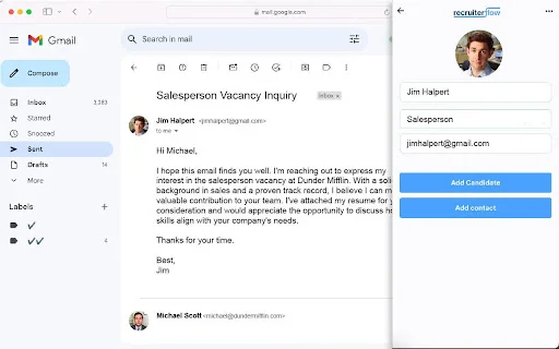 Download Recruiterflow Terbaru – Ekstensi Chrome Pencari Kandidat description image 1