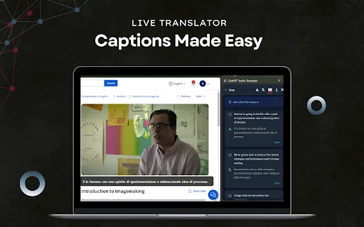 ChatGPT Audio Translator: Transkripsi & Terjemahan Real-Time description image 2