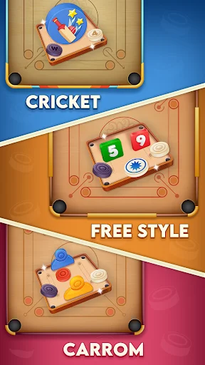Download Carrom Cricket: Disc Pool Game – Main Carrom Seru Online description image 2