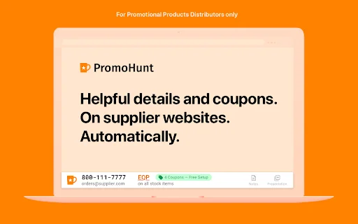 Download PromoHunt Chrome – Ekstensi Distributor Produk Promo description image 1