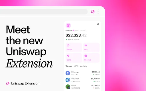 Download Uniswap Extension Terbaru – Wallet DeFi Praktis description image 1