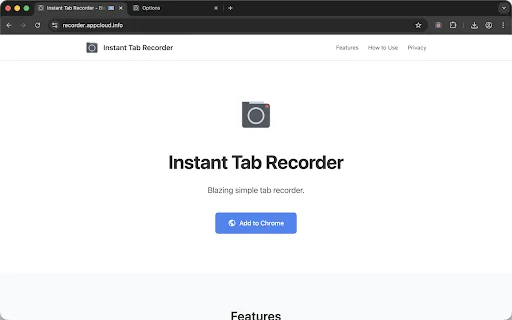 Download Instant Tab Recorder Terbaru – Rekam Layar Gratis description image 1