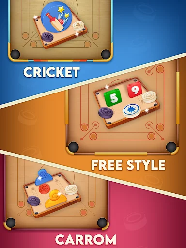 Download Carrom Cricket: Disc Pool Game – Main Carrom Seru Online description image 12