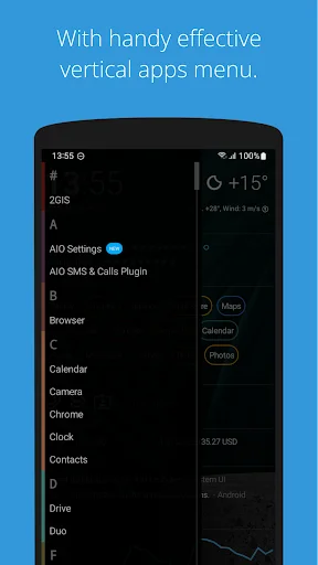 Download AIO Launcher Terbaru – Tampilan Home Screen Efisien description image 4