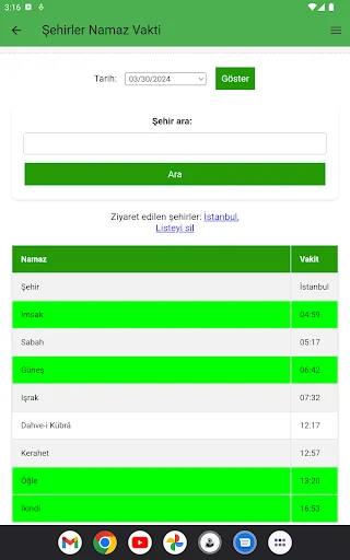 Download Türkiye Takvimi Terbaru – Jadwal Salat & Kiblat Akurat description image 13
