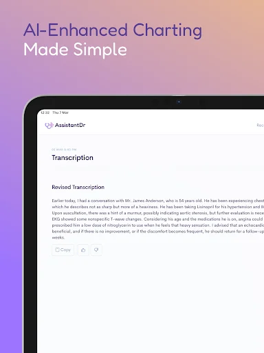 Download Assistant Dr. – Medical Scribe Terbaru – Catatan SOAP AI description image 20