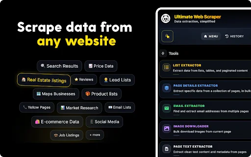 Ultimate Web Scraper: Ekstraksi Data Website Paling Cepat description image 1