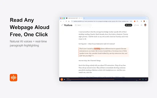 CastReader: Text-to-Speech Gratis untuk Kindle & PDF Terbaik description image 1