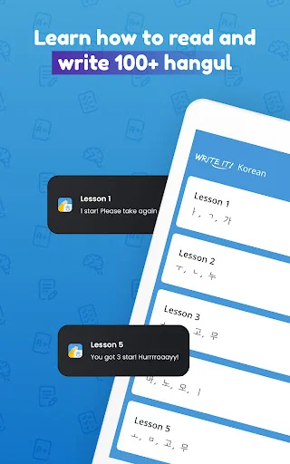 Download Write It! Korean Terbaru – Belajar Menulis Hangul Gratis description image 6