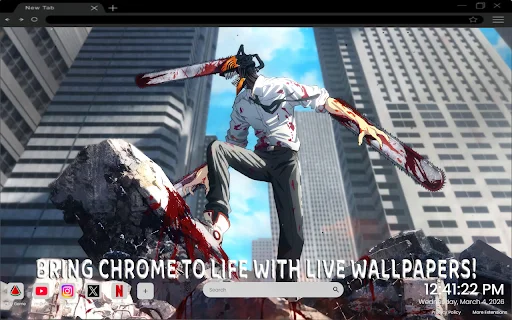 Download Chainsaw Man Live Wallpaper Chrome Terbaru Gratis description image 2
