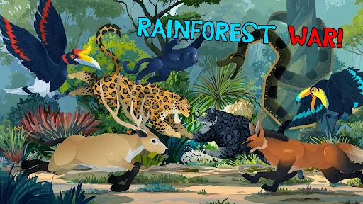 Download Tiger Fights Lion: Forest War Terbaru – Game Aksi Gratis description image 1